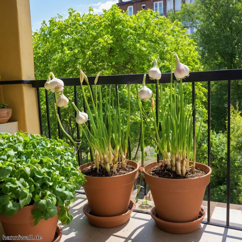Knoblauch im Topf pflanzen: Frische Ernte auf Balkon und Terrasse