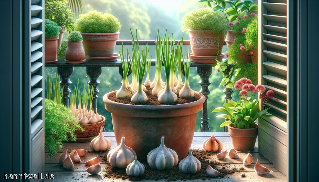 Knoblauch im Topf pflanzen: Frische Ernte auf Balkon und Terrasse