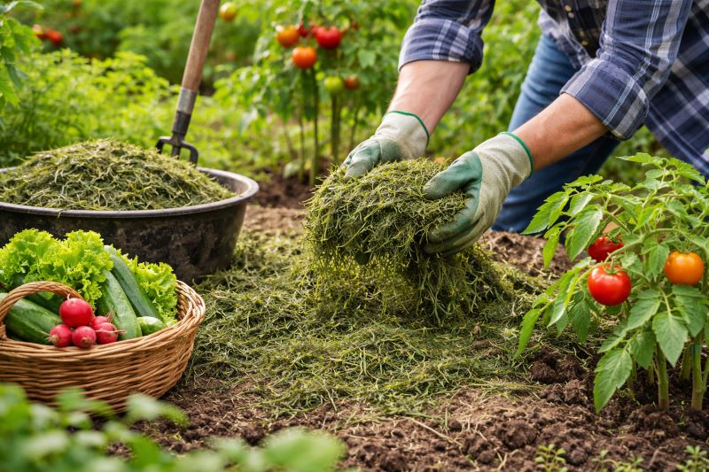 Mulchen mit Rasenschnitt: Vorteile, Nachteile und Tipps